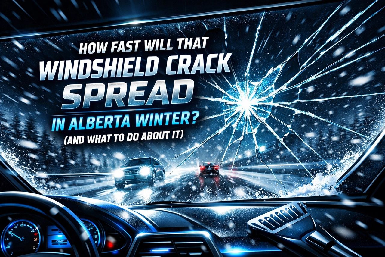 How Fast Will That Windshield Crack Spread in Alberta Winter? (And What to Do About It)