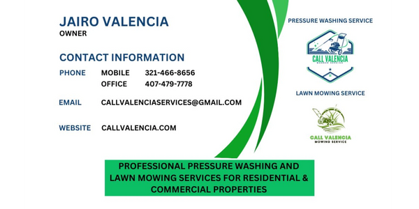Business Card With Detail Contact Information.