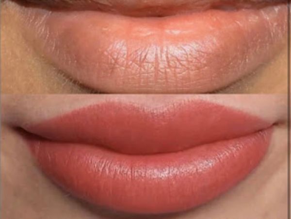 You’ll never have to worry about smudging off the color or getting lipstick onto anything