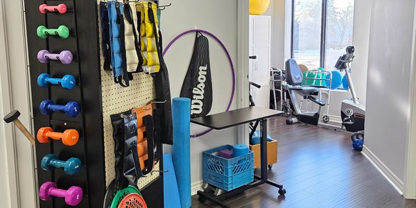 Clarkson Physiotherapy treatment gym area