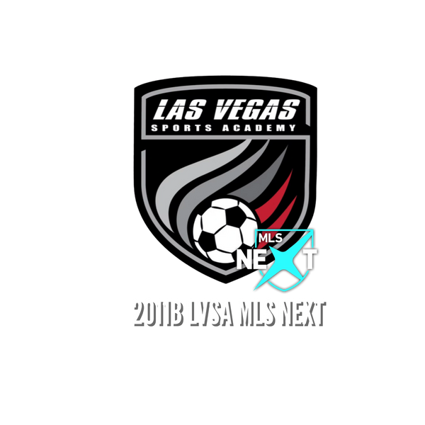 Las Vegas Sports Academy soccer team logo with MLS Next branding.