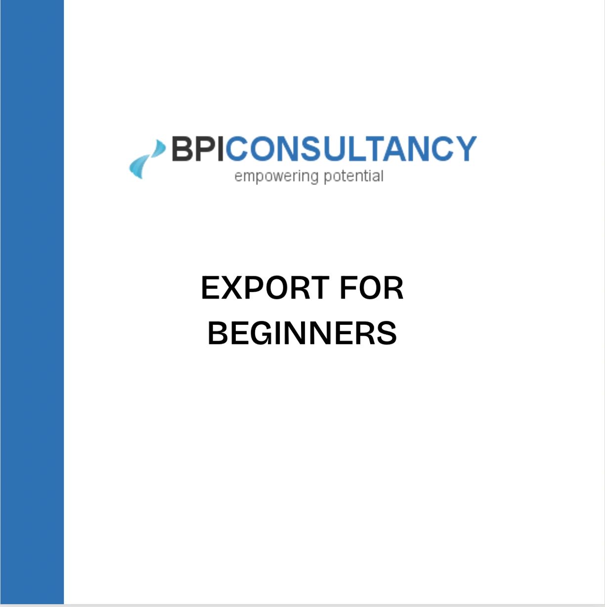 Export for Beginners