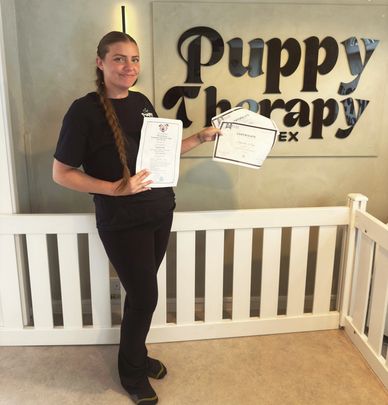 Isha - Co-founder of Puppy Therapy Sussex 
