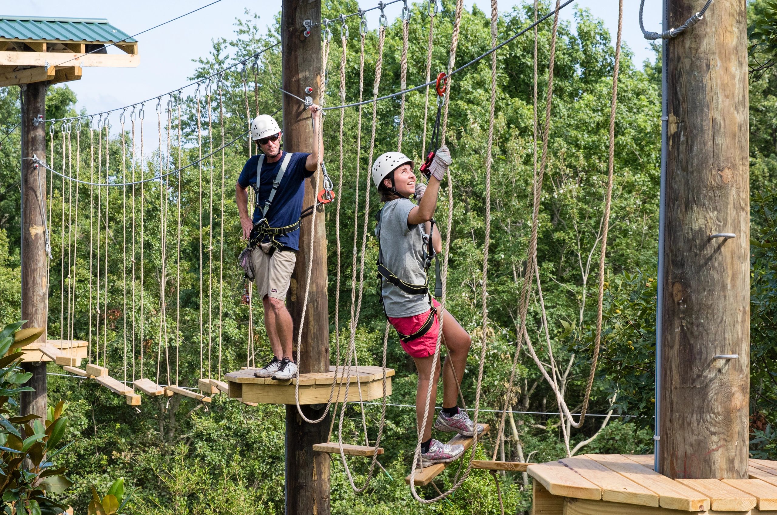 Experiential Systems, Inc. - Low Ropes Course, Construction