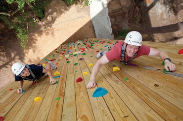 Climbing Tower at summer camp in Wisconsin.