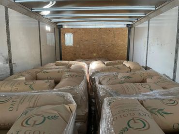 Truckload of 50 lb bags