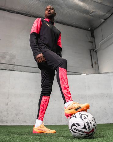 major league soccer and inter miami player fafa picault posing for a puma photoshoot in vancouver