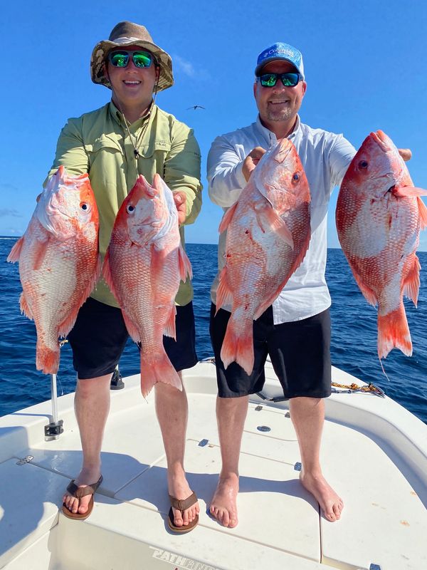 Catching RED SNAPPERS at South PADRE ISLAND 