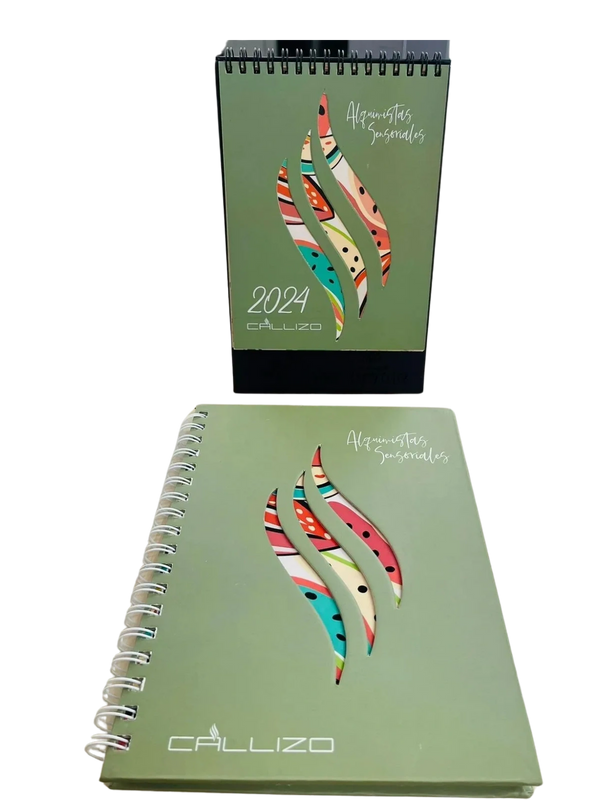 Cliente Callizo Aromas, Calendario y Cuaderno Corporativo 2024