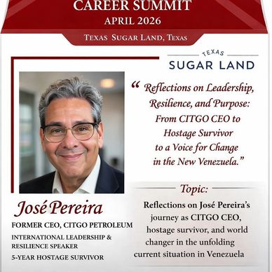 The Houston Strategy Forum.
will  host me as a speaker  my journey as a CEO, hostage, world-changer.