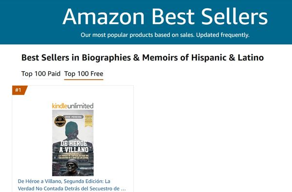  the Spanish edition has officially reached the category Amazon #1 Best Seller  Biography & Memoir 