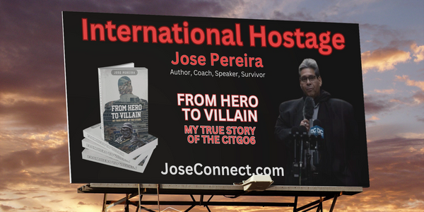 A billboard with my book "From Hero To villain"
