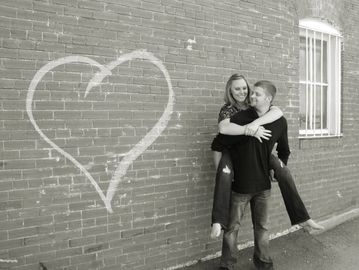 Fun engagement sessions, engaged, getting engaged, fun couples playing in Manitou Springs, CO