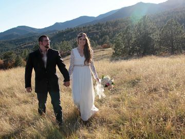Wedding Colorado Springs, Colorado. Engagement. Engaged. Married. Bride. Groom. Affordable. Local