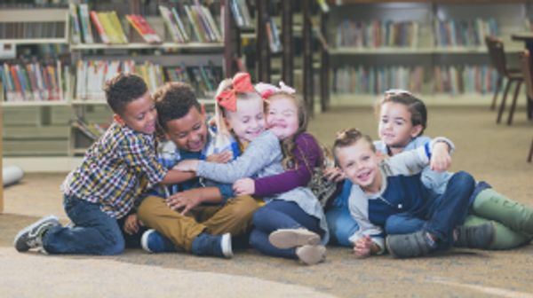 Happy children playing in school and in their community during ABA therapy in West Palm Beach