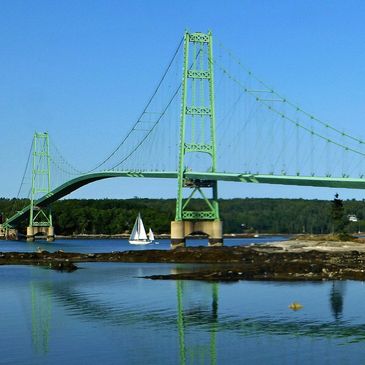 Deer Isle Bridge over Eggemoggin Reach, Deer Isle ME