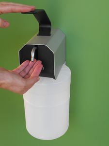 AR200
High Volume-Light Duty Wall Mounted Dispenser  for  flat top gallon bottles