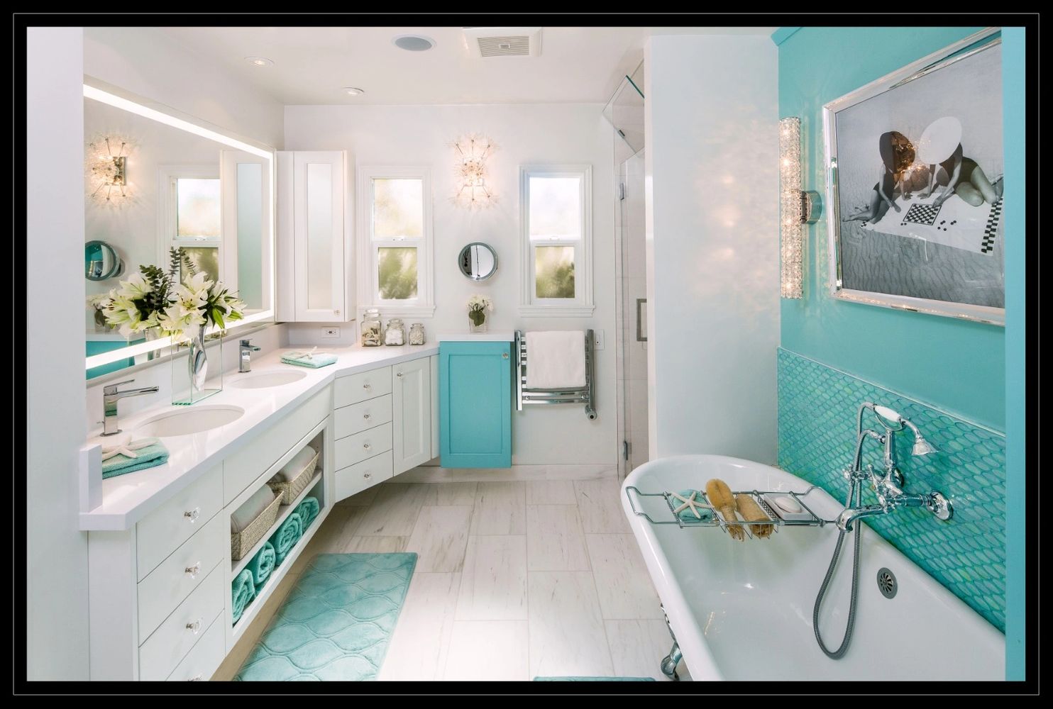 Bathroom turquoise 