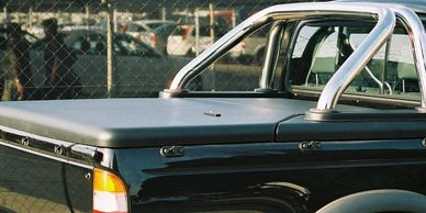 First Rigidek hard tonneau cover, bakkie cover, bakkie lid for the ford Ranger