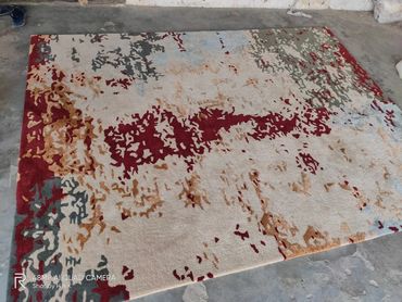 Finished hand tufted rug