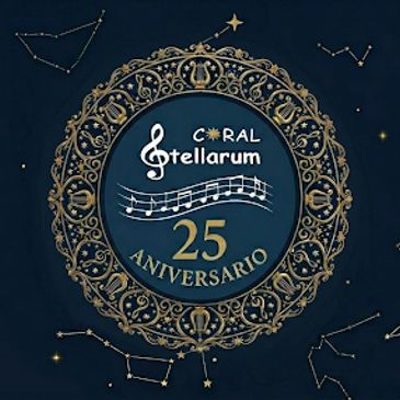 Logo del 25 aniversario de Coral Stellarum.