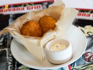 Havana Grill, papas rellenas, fried mashed potatoes, Havana Grill Las Vegas, Cuban Restaurant, Latin