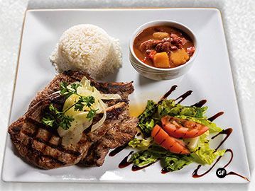 Chuleta de cerdo, pork chops,  Havana Grill Las Vegas, Cuban Restaurant, Latin Restaurant