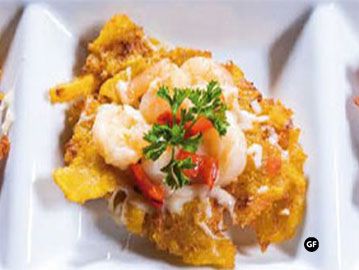 Tostones, thick pieces of qreen plantain, Havana Grill Las Vegas, Cuban Restaurant, Latin Restaurant