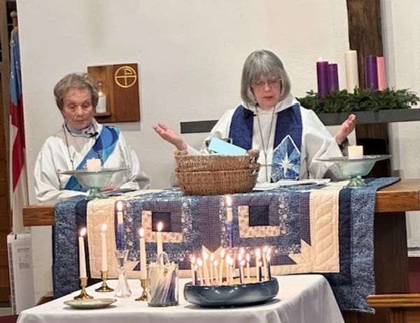 Blue Christmas service, Dec. 2, 2025, led by the Rev. Jill Rierdan