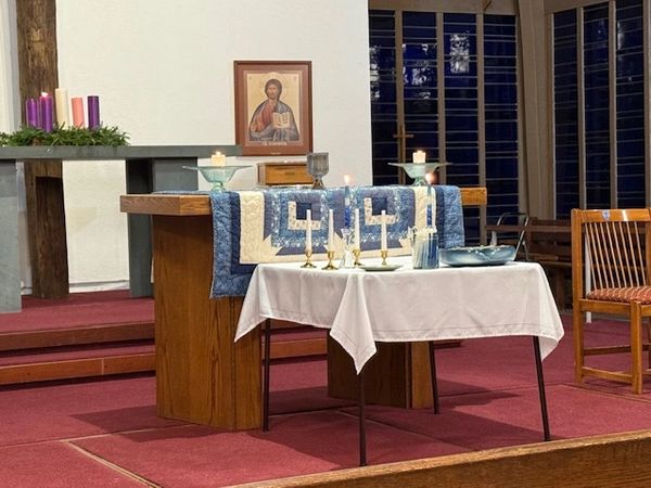 Blue Christmas service, Dec. 2, 2025, led by the Rev. Jill Rierdan