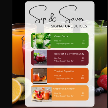 healthy juices that improve health and wellness