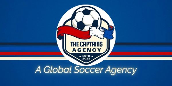 Logo of The Captains Agency, a global soccer agency established in 2022.