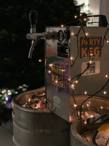Festive beer cooler rental