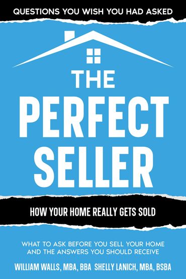 the perfect seller book cover in blue
