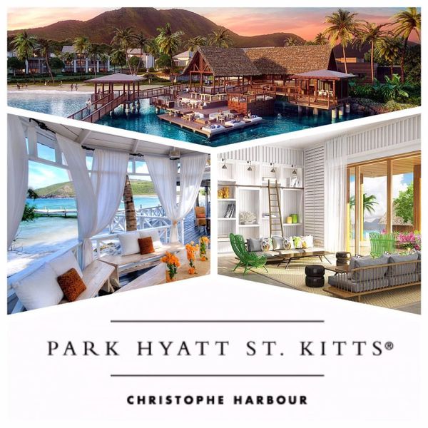 Luxurious Park Hyatt St. Kitts resort showcasing tropical views and elegant interiors.
