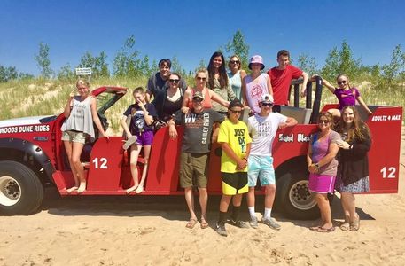 Silver Lake Sand Dunes, Mac Woods Dune rides, camping.