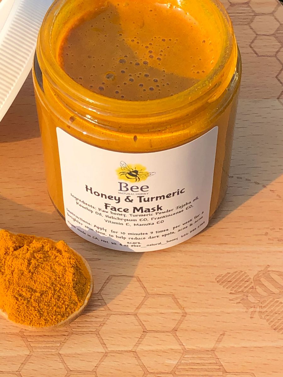 Honey & turmeric face mask