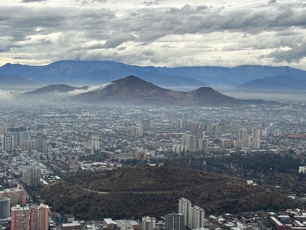 vista norponiente De Santiago DE CHILE 