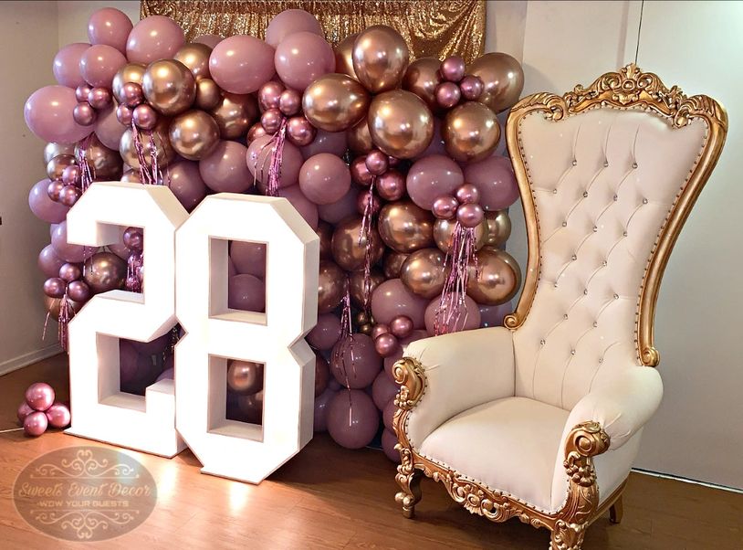 Luxury Birthday Party Decor by Lux Affairs