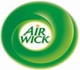 Air Wick logo with green swirling design.