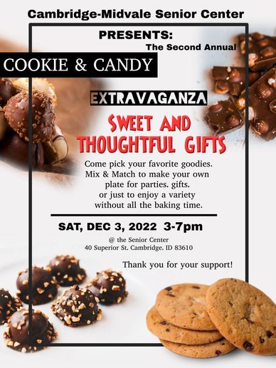 cambridge midvale senior center cookie and candy sale