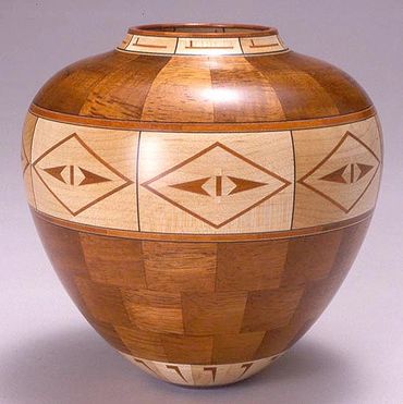 Segmented wood vessel