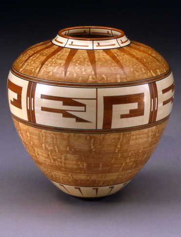 Segmented wood vessel