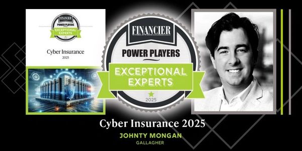 Johnny Mongan recognized as a top expert in Cyber Insurance 2025 by Financier Power Players.