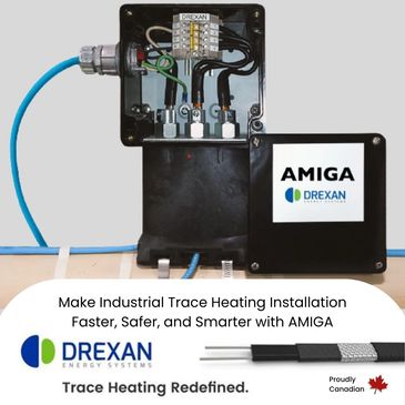 Trace heating installation system by AMIGA and Drexan.