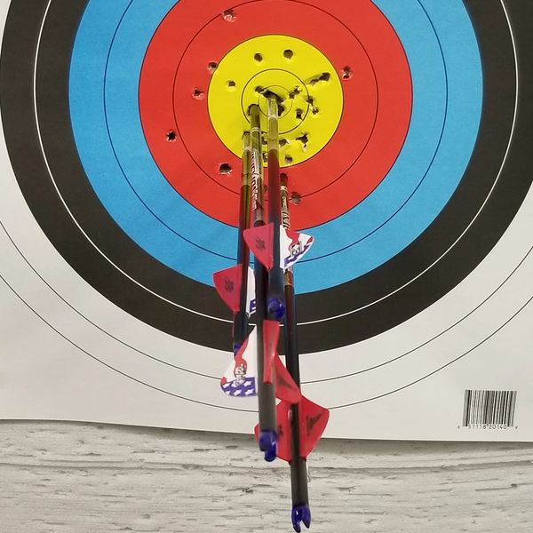 Archery Shooting Arrows and Target