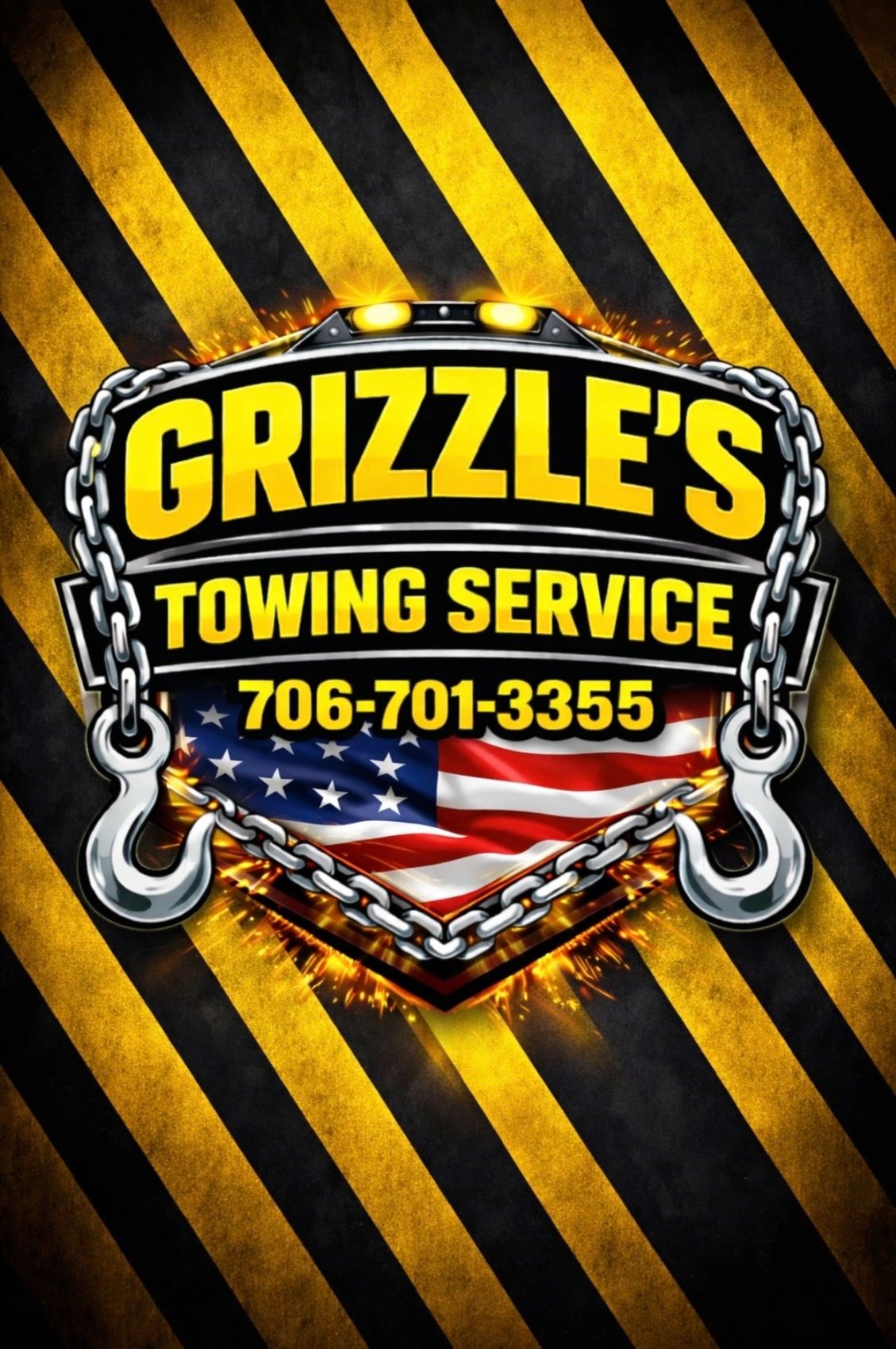 Grizzle's Towing Service logo