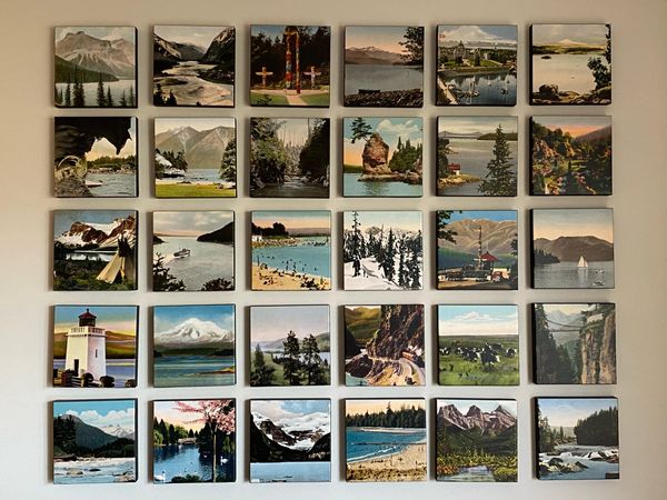 Galley Wall Design Decor Art Vintage Image Collection Silver Leaf Curatorial