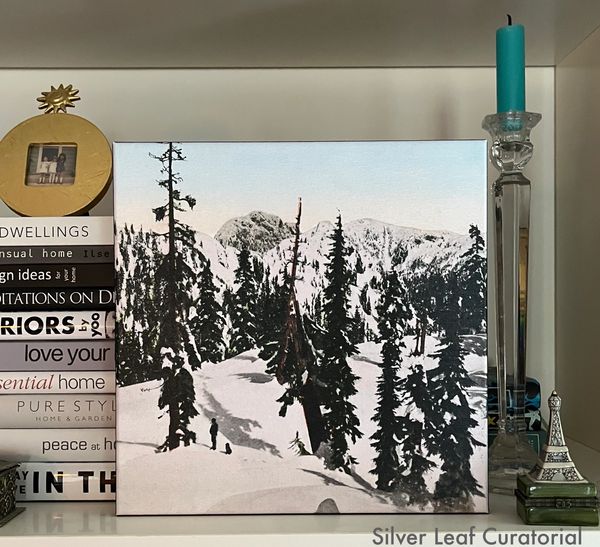 grouse Mountain Vancouver Vintage image artwork gallery wall interior design