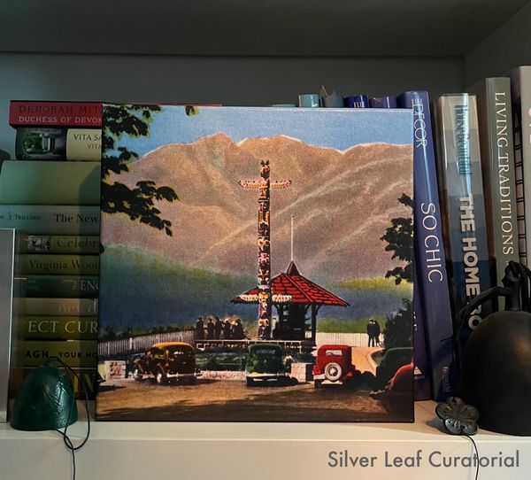 Vintage Vancouver Silver Leaf Curatorial Prospect Point Century old canvas gallery wall